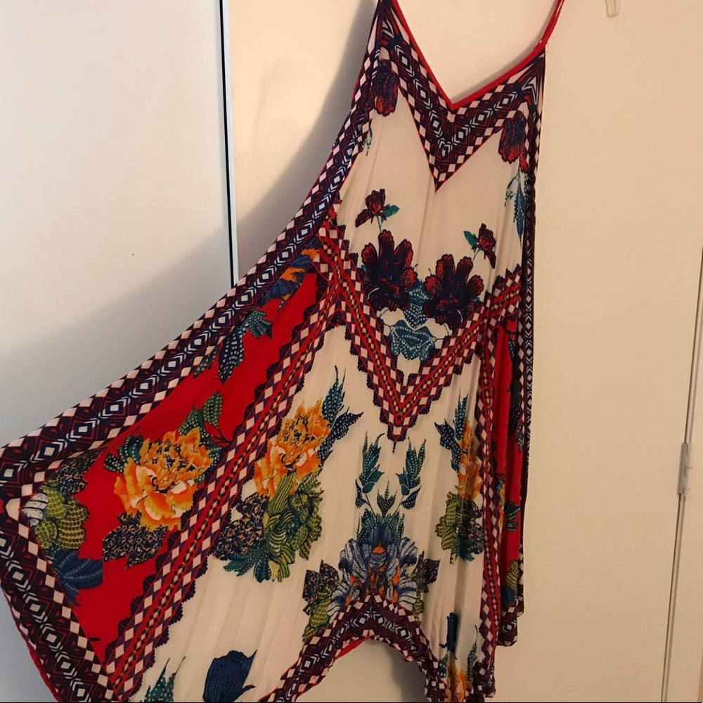 Floral Geometric Flowy Dress Women’s Size-S
